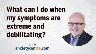 What can I do when anxiety and hyperstimulation symptoms are extreme and debilitating?