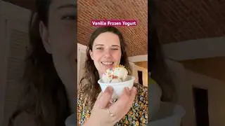 Easy Vanilla Frozen Yogurt made in a blender