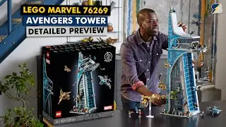 Massive LEGO Marvel 76269 Avengers Tower set designer reveal & detailed preview