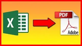 How to convert Excel 2016 to a PDF document (xls to pdf) - Tutorial