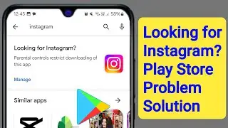 Fix Looking For Instagram Problem | Looking for Instagram Play Store Problem Solve