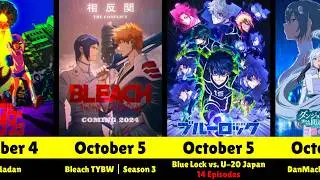 Anime Series Released in October 2024