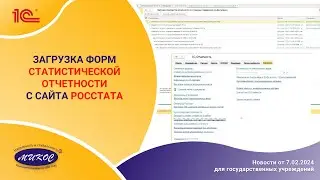 Загрузка форм статистической отчетности с сайта Росстата| Микос Программы 1С