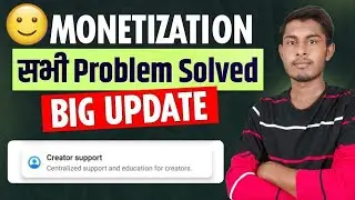 Facebook Biggest Update | Facebook Creator Support Update | Facebook Monetization Support