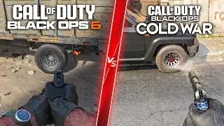 Call of Duty Black Ops 6 vs Cold War - Direct Comparison! Attention to Detail & Graphics! PC 4K