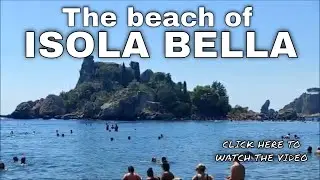 The beach of Isola Bella - La spiaggia di Isola Bella