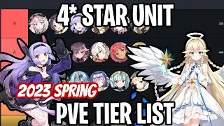 4* STAR PVE TIER LIST - Epic Seven