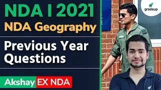 NDA Geography Previous Year Questions | NDA I 2021 | NDA Online Classes | Gradeup