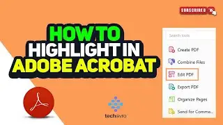 How to highlight in adobe acrobat 2024