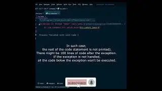 Try and Catch Block in Java|| Exception Handling|| 