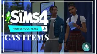 First Look at the Sims 4 High School CAS Items!!