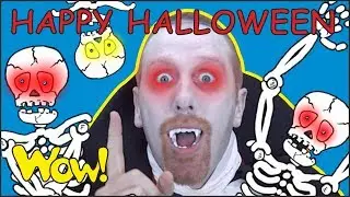 Happy Halloween Songs with Steve and Maggie | Magic Speaking Stories for Kids with Wow English TV