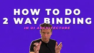 Domain Dependent 2-Way Binding in a UI App