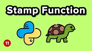 Stamp Function - Turtle Graphics Tutorial 11