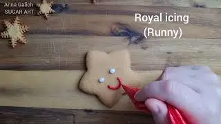 Christmas cookies tutorial - easy gingerbread decorating.