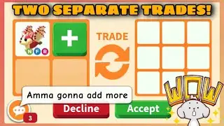 OMG!!😱😱 THEY GIVE A LOT TO MAKE THEIR DREAM MEGA PET!!😍😍 2 Separate Trades!! Adopt me Roblox