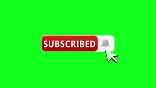 Subscribe Green Screen ✨ Button And Bell.🔔 ✨✨✨