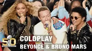 Coldplay, Beyoncé & Bruno Mars | Super Bowl 50 Halftime Show 2016