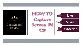 How to Take Screenshot in C# | How to capture Screen using C# winform