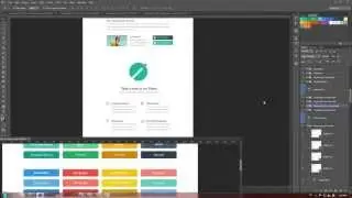 How to Create a Website in Flat Design Style (Video Tutorial)