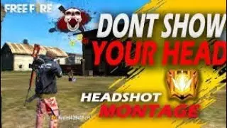 Headshot montage 😕😕!! Go 1k 👍👍 #freefire #montagevideo