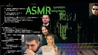 ASMR Programming - Coding Matrix Faces - No Talking - 4K 60FPS