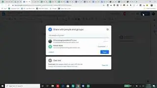 May 2020- Updated Google Docs Sharing Interface