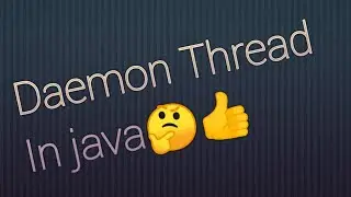 Daemon Thread In Java