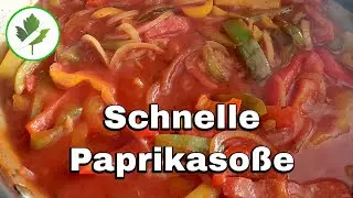 Schnelle Paprikasoße aus der Pfanne - Die schmeckt Dir bestimmt