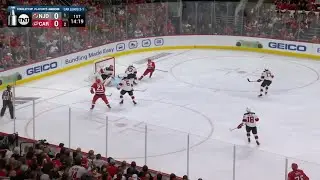 The sound of hockey game. NJ Devils vs Hurricanes. Game 5. May 11, 2023