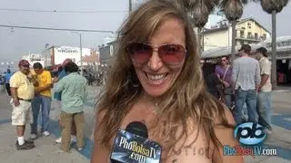 Go Topless 2013, Venice Beach: Interview with Lara Terstenjak, Spokeperson