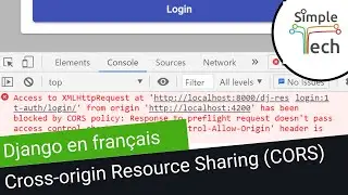 Django en Français - 7. Cross-Origin Resource Sharing (CORS)