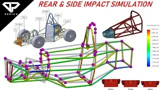 Rear Impact and Side Impact Analysis of Formula Student Chassis | FSAE | BAJA SAE | DP DESIGN