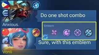 FANNY BEST EMBLEM SET REVEALED!! (MUST TRY) TOP GLOBAL FANNY 2024 | MLBB