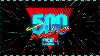 500 TRANSIÇÕES PARA AFTER EFFECTS (CS6+)