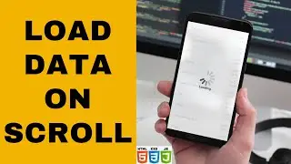 How to load data on scroll in JavaScript | Infinite Scrolling working demo for web and mobile