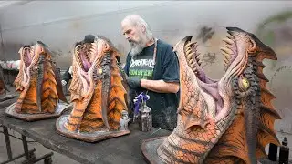 Making Monsters at Distortions Unlimited For Halloween 2024 Season