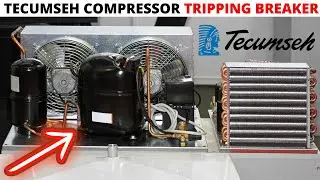 HVACR: Split System Refrigerator Not Cooling (Tecumseh Compressor Not Starting/Tripping Breaker)