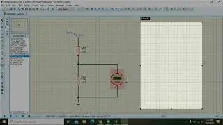 voltage divider circuit in proteus | simulation of voltage divider circuit/rule in proteus