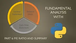 P/E ratio with Python and summary of analysis