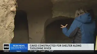 Heres a look at homeless-constructed caves found along Tuloumne River