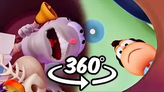 NERMAL In Trashcan Meme But It's 360º Video - VR/4K (Garfield)