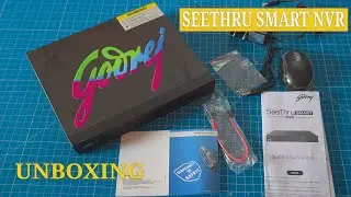 Godrej SeeThru Smart Artificial Intelligence STE-NVR8S1-1960P AI NVR Unboxing