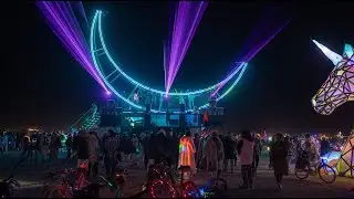 Kora | Pink Mammoth @ Luna The Artcrane [Burning Man 2024]
