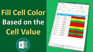 How to Change Cell Background Color Based on Value in Microsoft Excel | Conditional Formatting