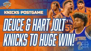 Deuce MCBRIDE & Josh HART Jolt KNICKS to HUGE WIN! Anunobys Flare-Up | Knicks vs Warriors Postgame