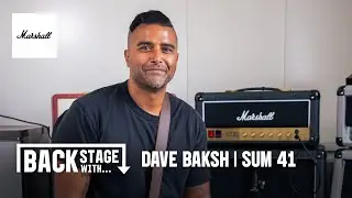 Backstage With Dave Baksh of Sum 41 | Studio Classic | Marshall