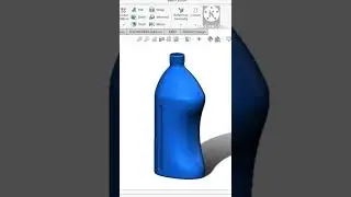 Bottle Design In Solidworks| #short | #solidworks | #autocad