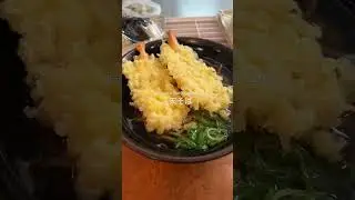 Trying a local Tempura Soba Restaurant in Japan | 