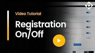 WordPress Tutorial - Turn on/off user registration